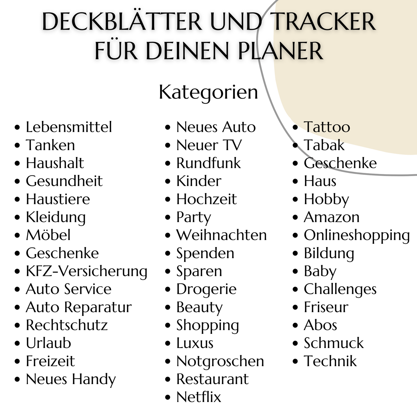 Umschlagmethode - 46 Deckblätter, golden
