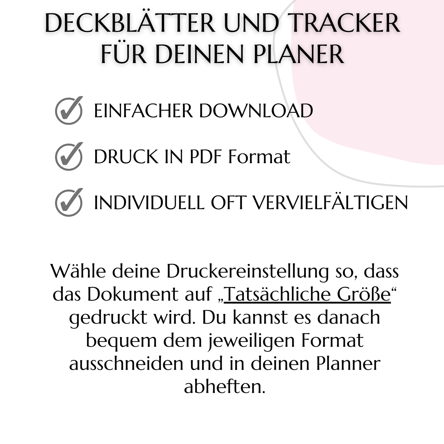 Umschlagmethode - 46 Deckblätter rosa boho