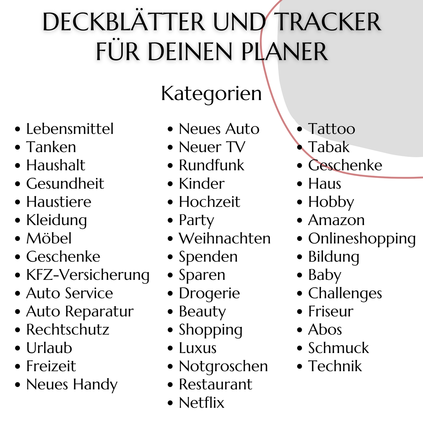 Umschlagmethode - 46 Deckblätter, rot