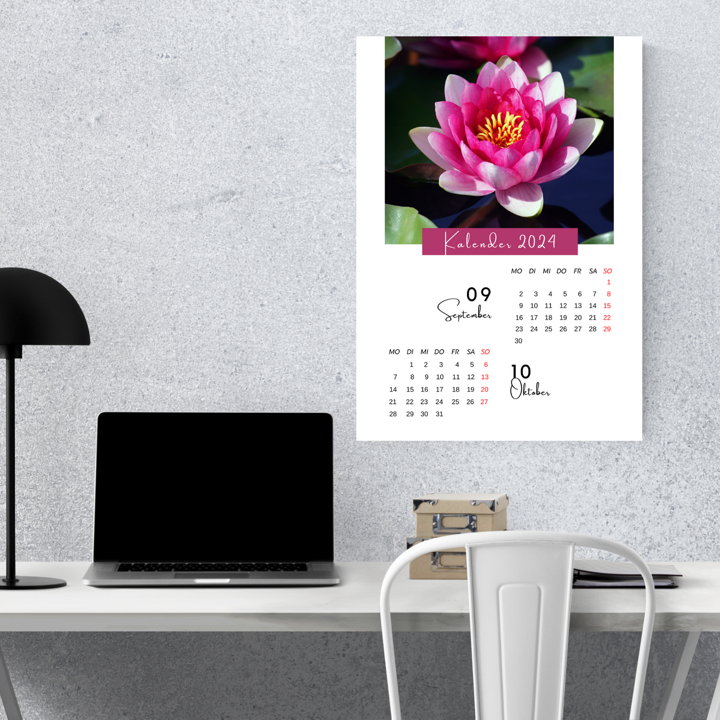 Kalender 2024, Rose