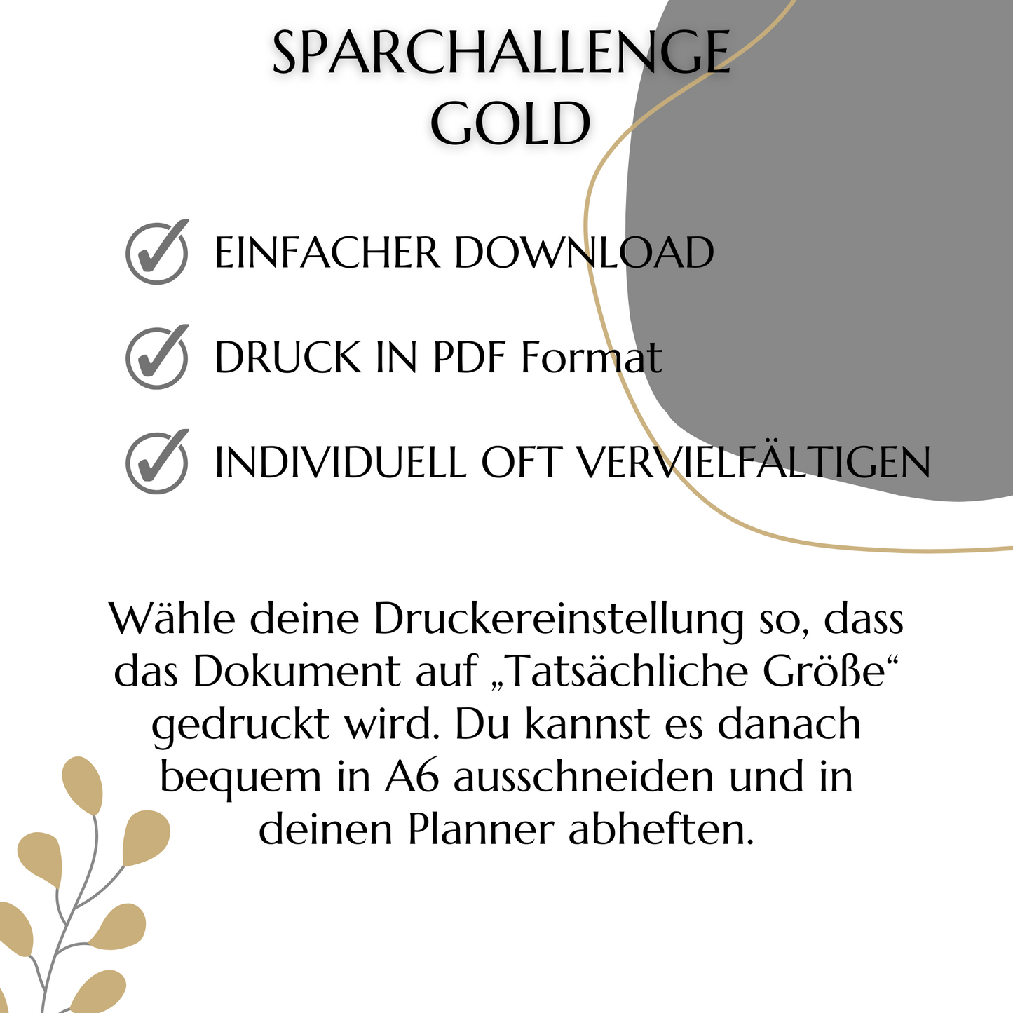 Sparchallenge 1-50 Euro, schwarz