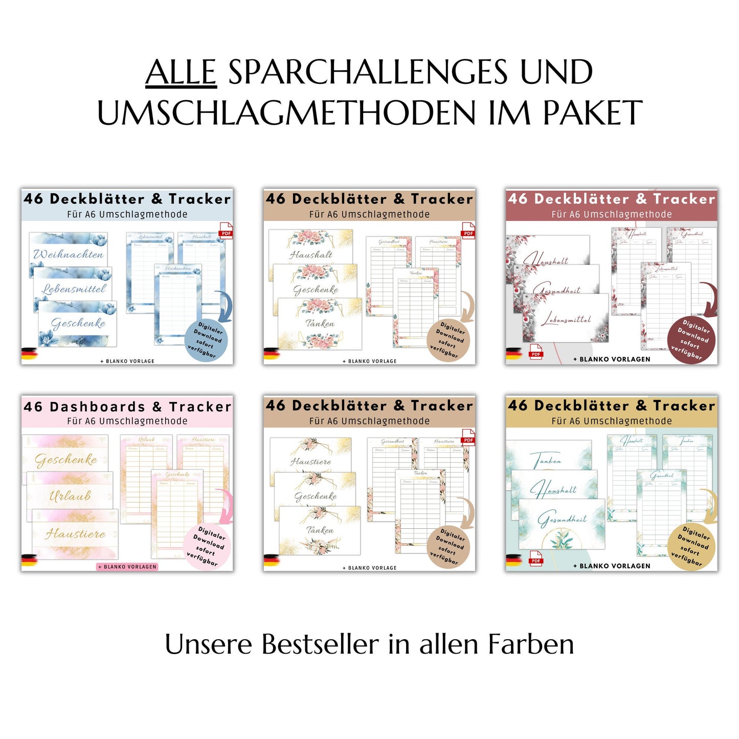 Shop-Paket - Challenges & Umschlagmethoden