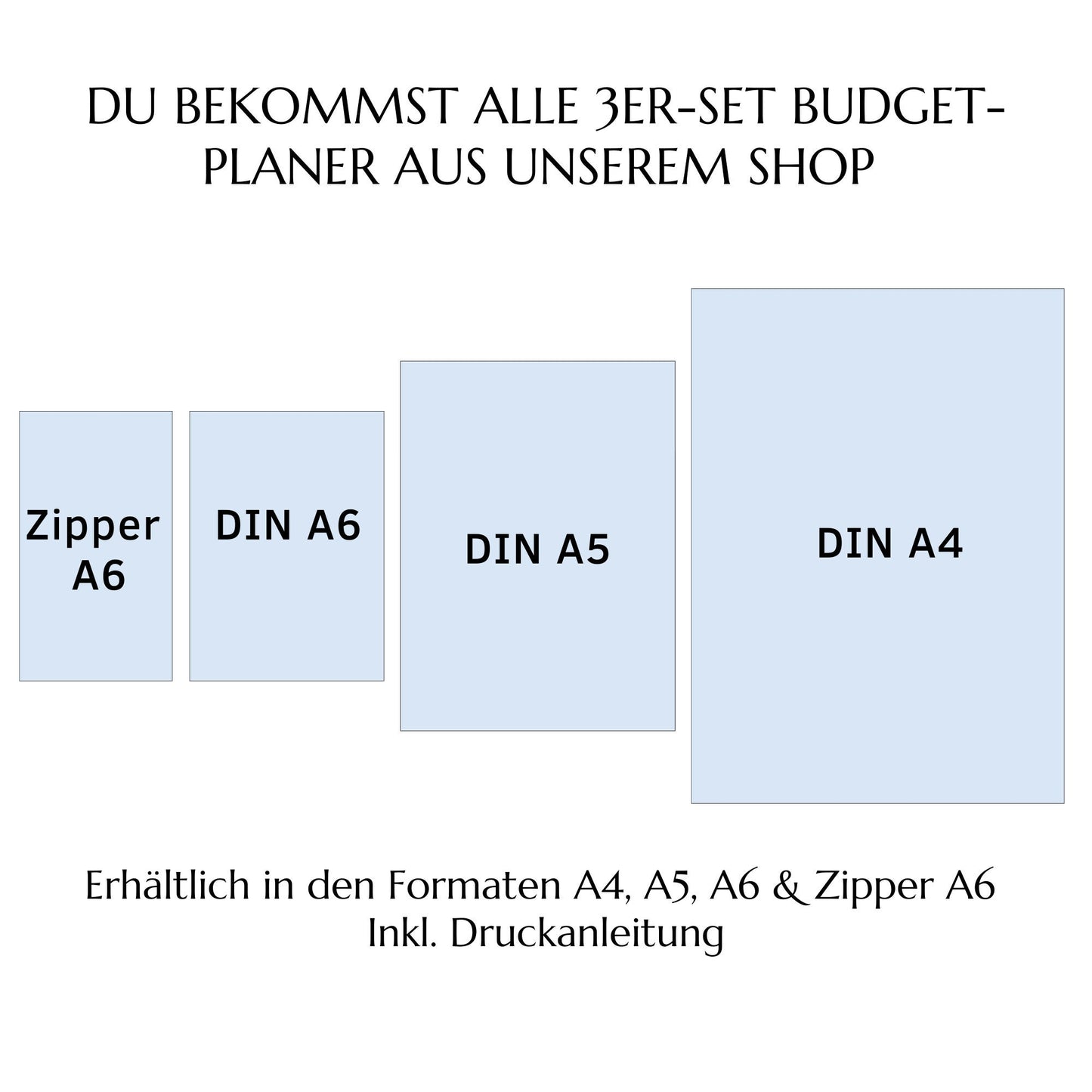Shop-Paket - 3tlg. Budget-Planer