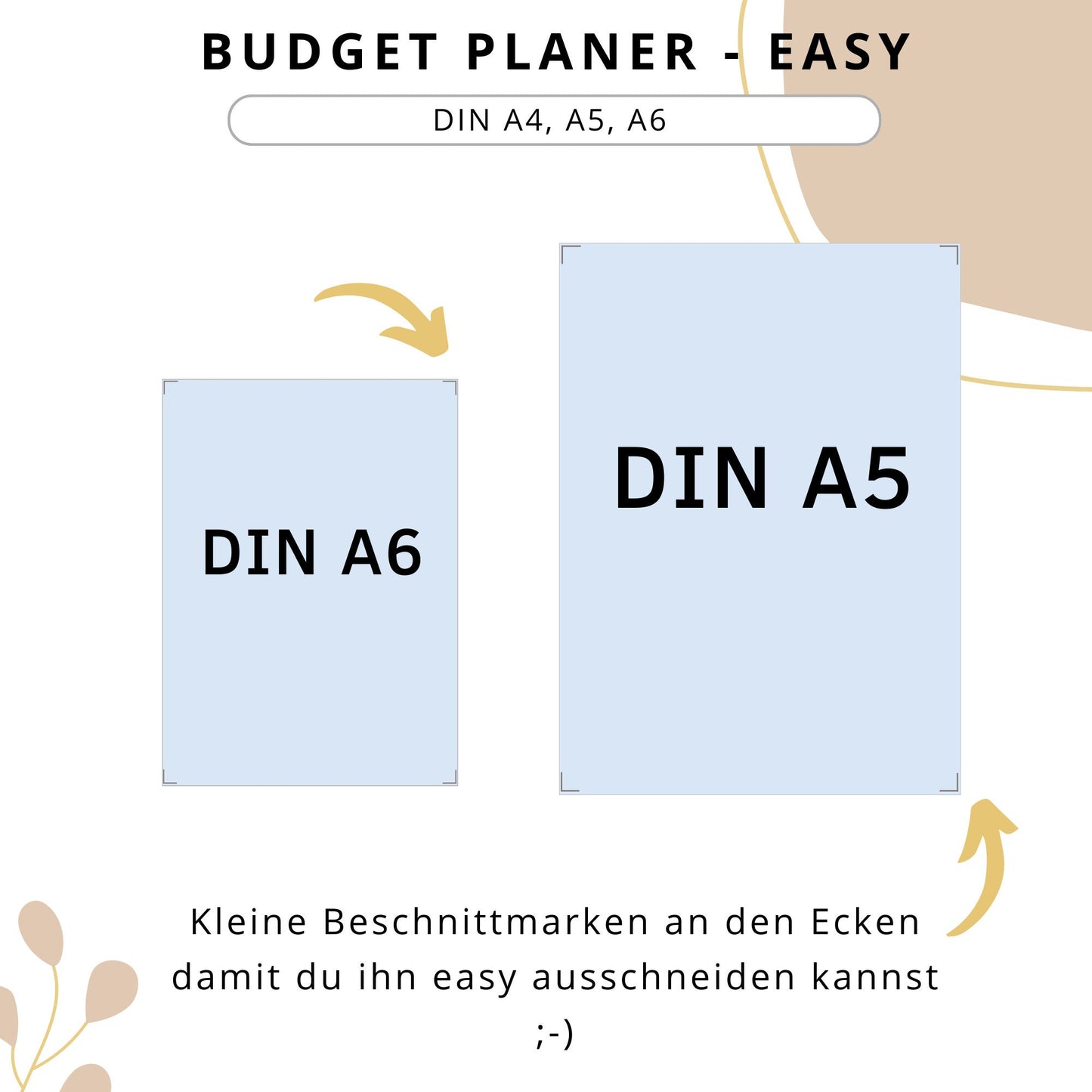 Budget Planer Easy, braun