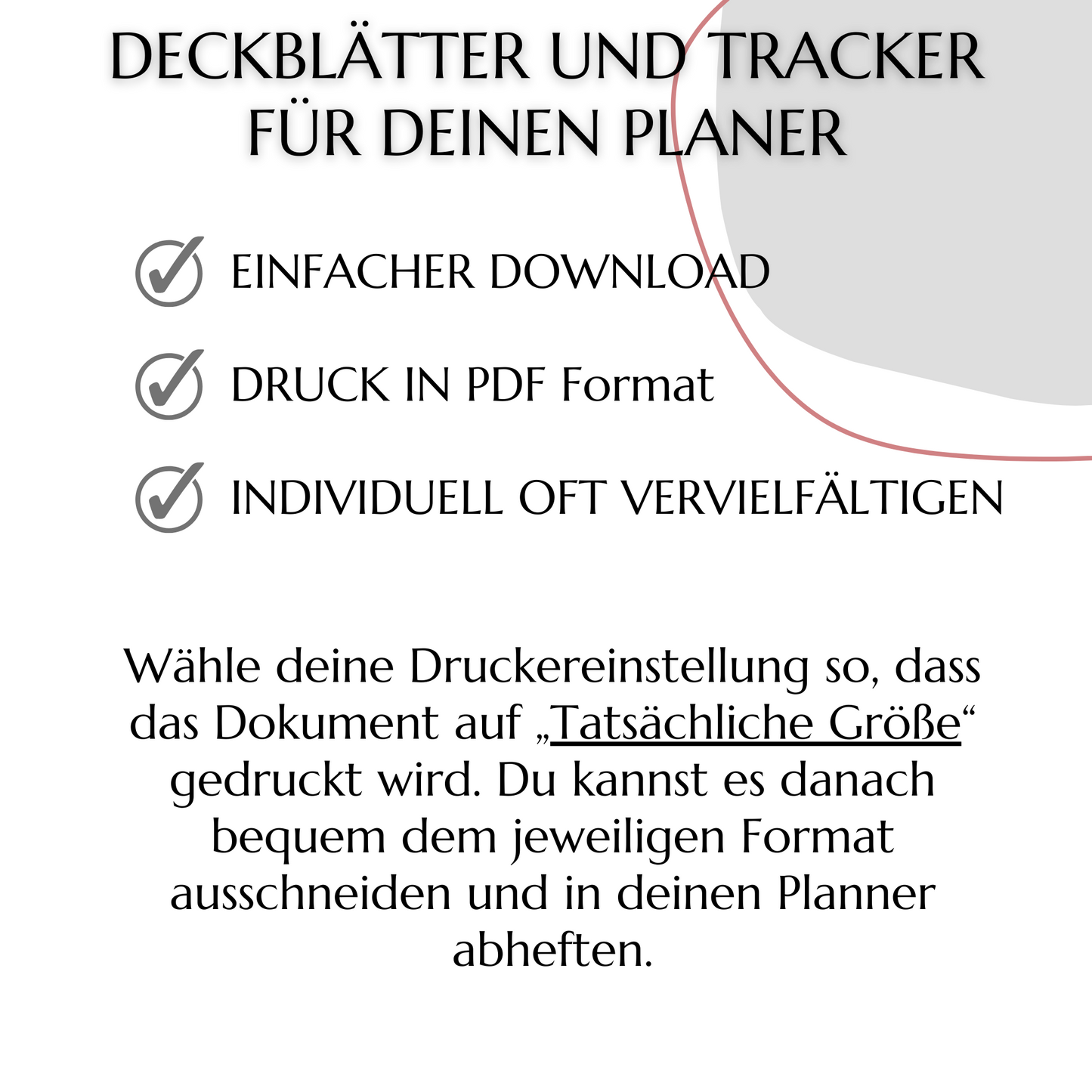 Umschlagmethode  - 46 Deckblätter, rot