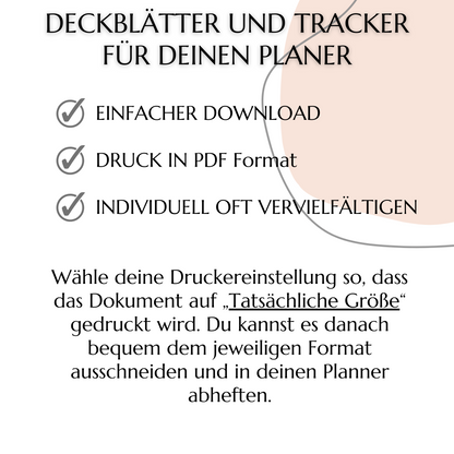 Umschlagmethode - 46 Deckblätter, rosa