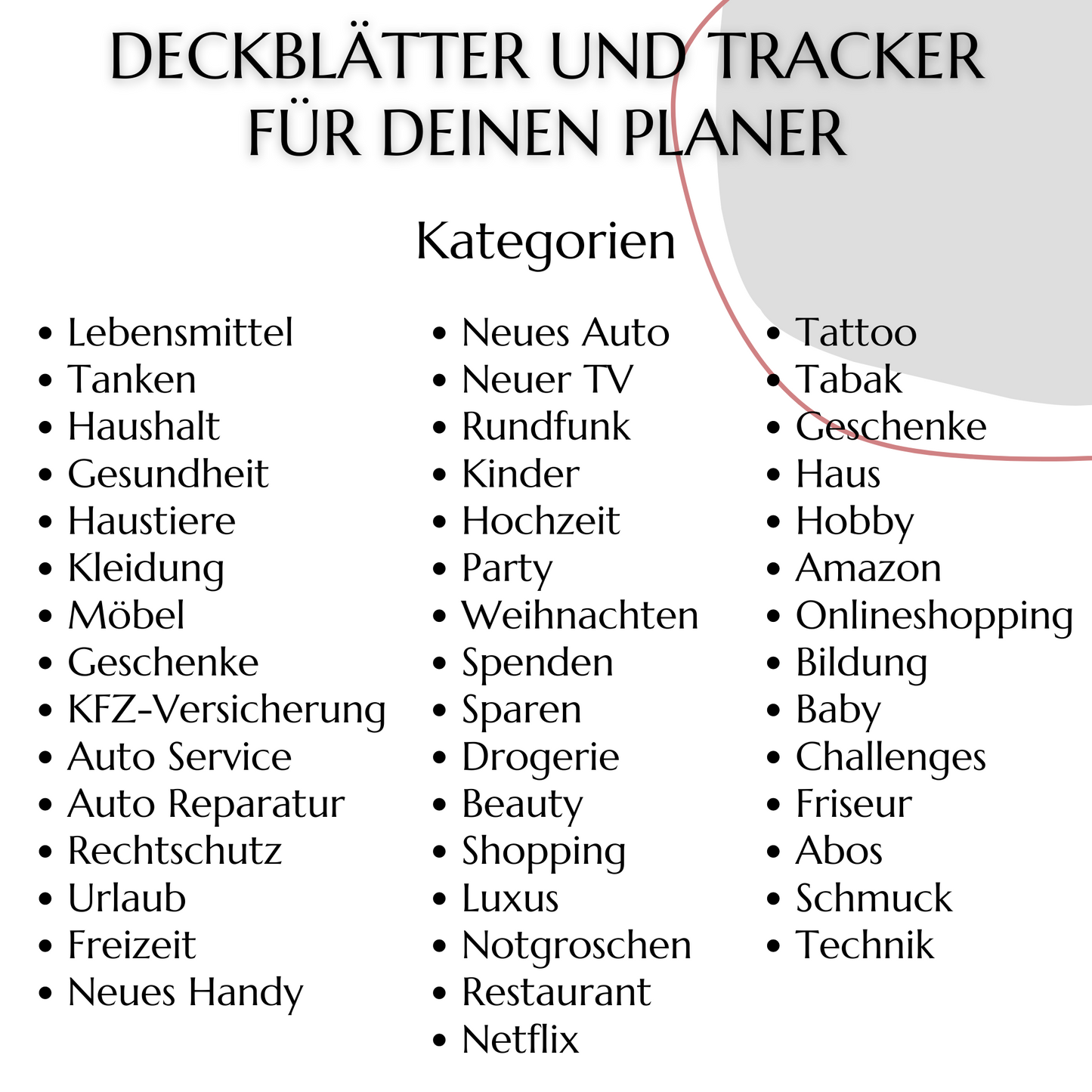 Umschlagmethode  - 46 Deckblätter, rot