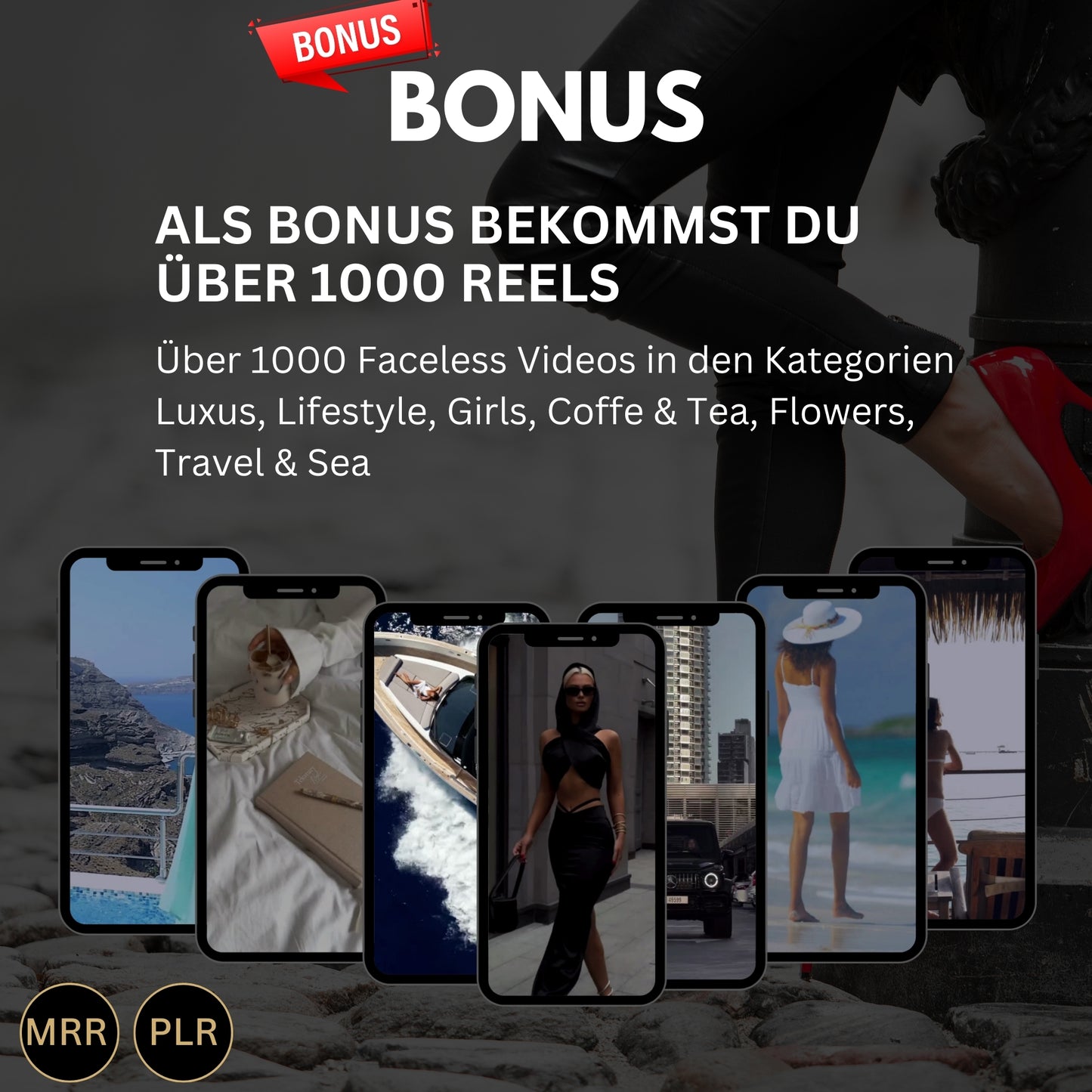 Faceless digitales Marketing MRR SET, digitale Produkte, Master-Resell-Rechte, digitales Marketing, Verkaufe Social Media +Bonus,