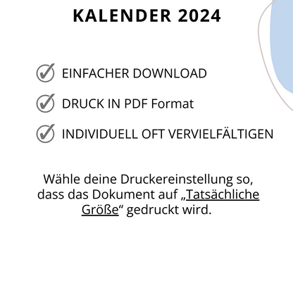 Kalender 2024, Ocean