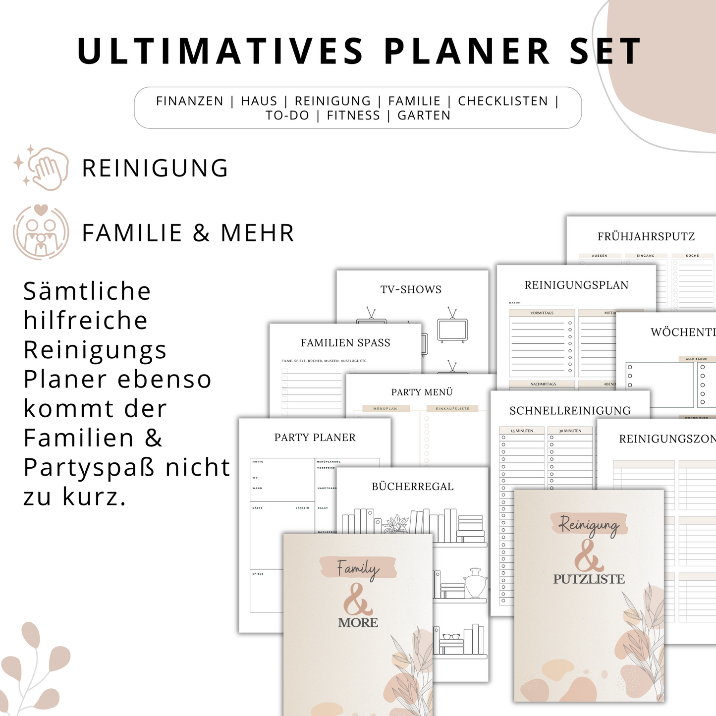 Mega Planer-Set, Deutsch