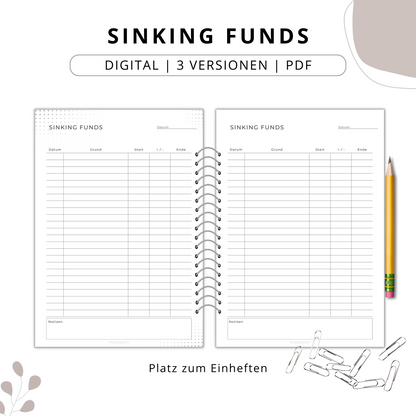 Sinking Funds Tracker II