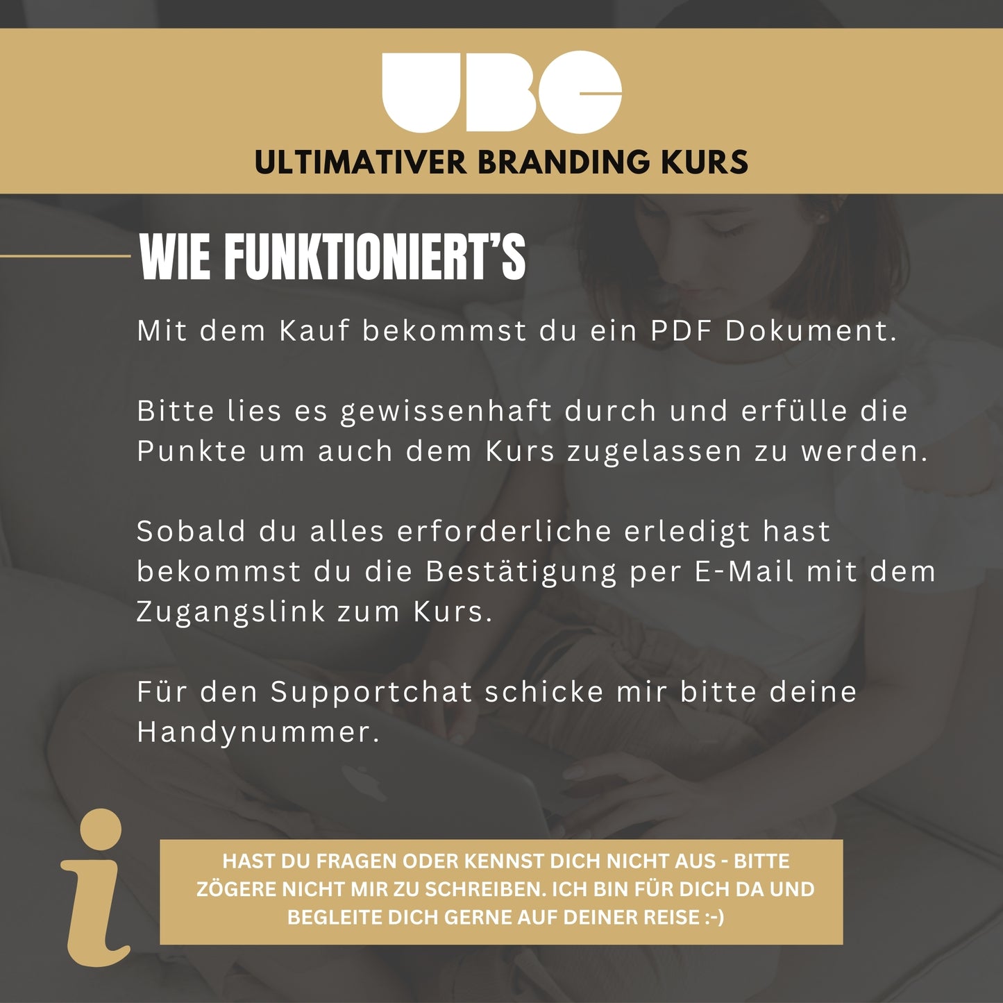 UBC Kurs Deutsch "Ultimativer Branding Kurs" MRR, Master Weiterverkaufsrechte, MRR Deutsch, Faceless digitale Produkte, passives Einkommen