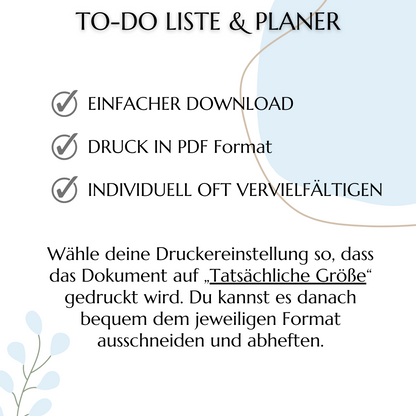 To-Do Listen Vorlage