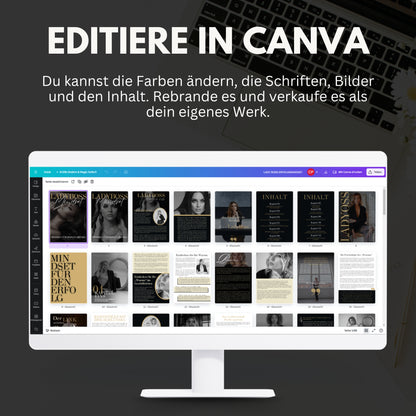 Womenpreneur Mindset, MRR Deutsch, Weiterverkaufsrechte, digitales Produkt PLR & Wiederverkaufsrecht | e-book | Frauen Erfolg Social Media