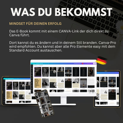 Womenpreneur Mindset, MRR Deutsch, Weiterverkaufsrechte, digitales Produkt PLR & Wiederverkaufsrecht | e-book | Frauen Erfolg Social Media
