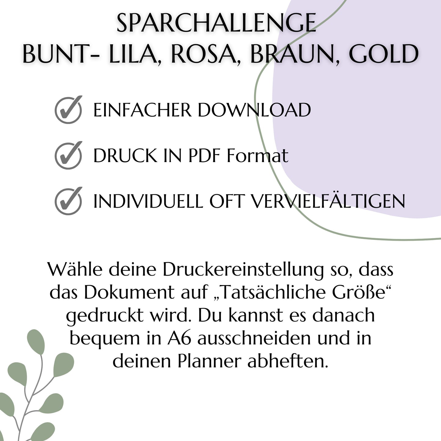 Sparchallenge 1 Euro, bunt