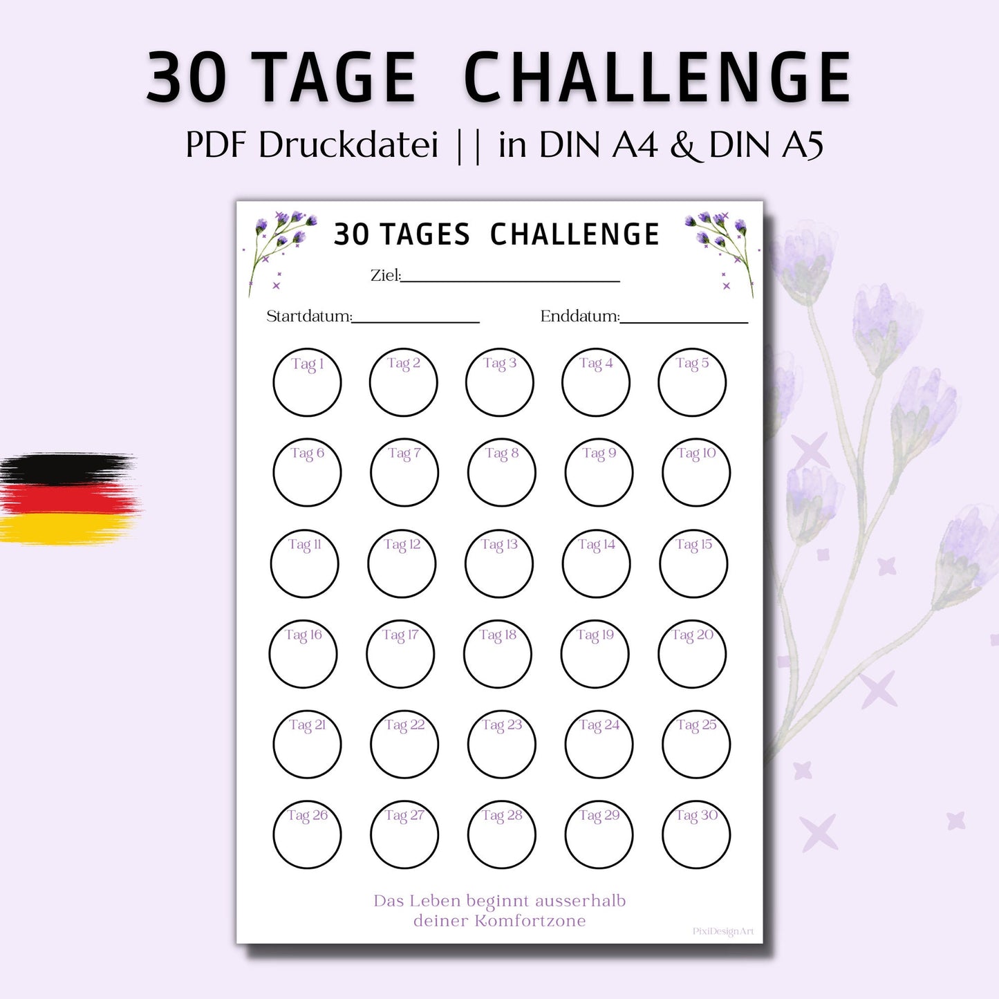 Challenge lila - 30 Tage