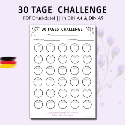 Challenge lila - 30 Tage