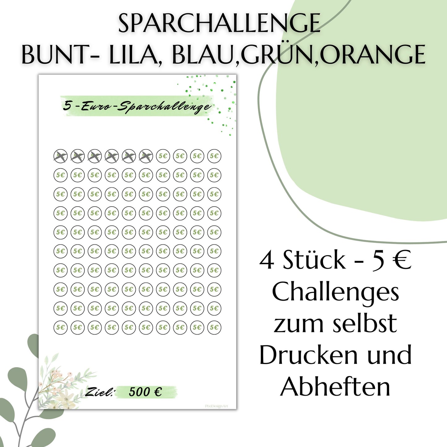 Sparchallenge 5 Euro, I