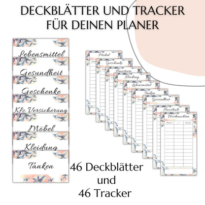 Umschlagmethode - 46 Deckblätter, rosa