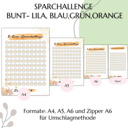 Sparchallenge 5 Euro, I