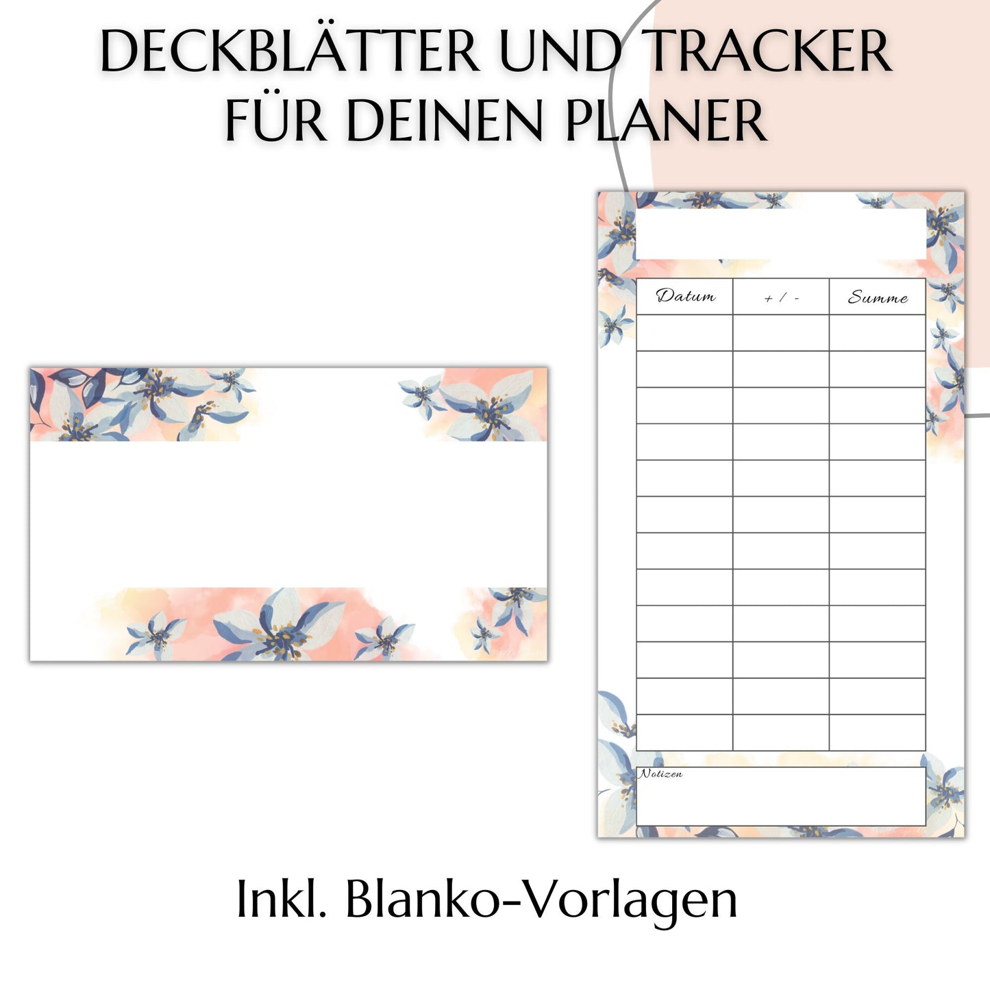 Umschlagmethode - 46 Deckblätter, rosa