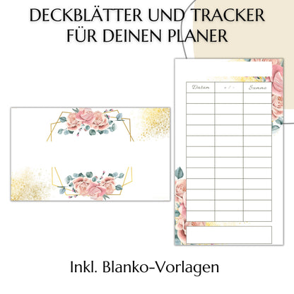 Umschlagmethode  - 46 Deckblätter, golden