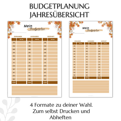Jahresplanung braun