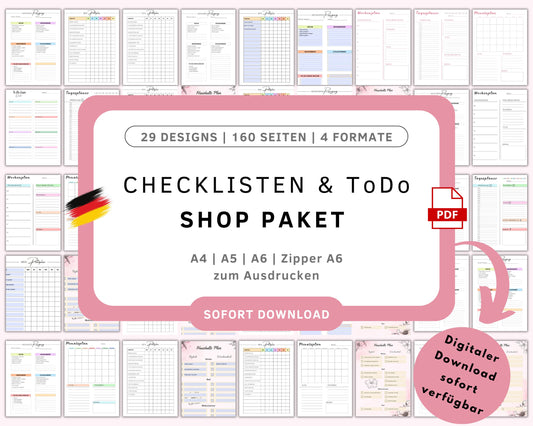 Shop-Paket - Planer & Tracker