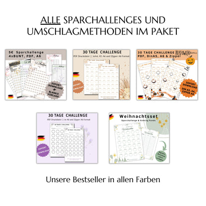 Shop-Paket - Challenges & Umschlagmethoden