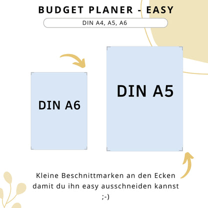 Budget Planer Easy, gelb