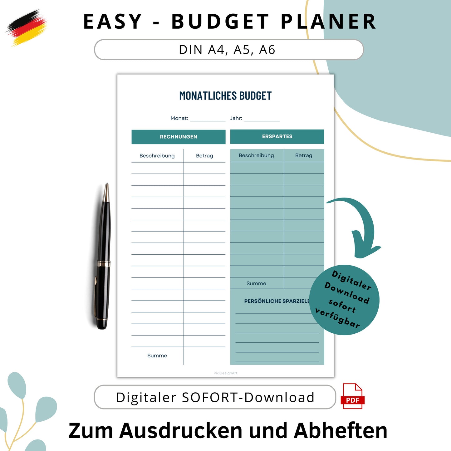 Budget Planer Easy, petrol