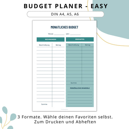 Budget Planer Easy, petrol