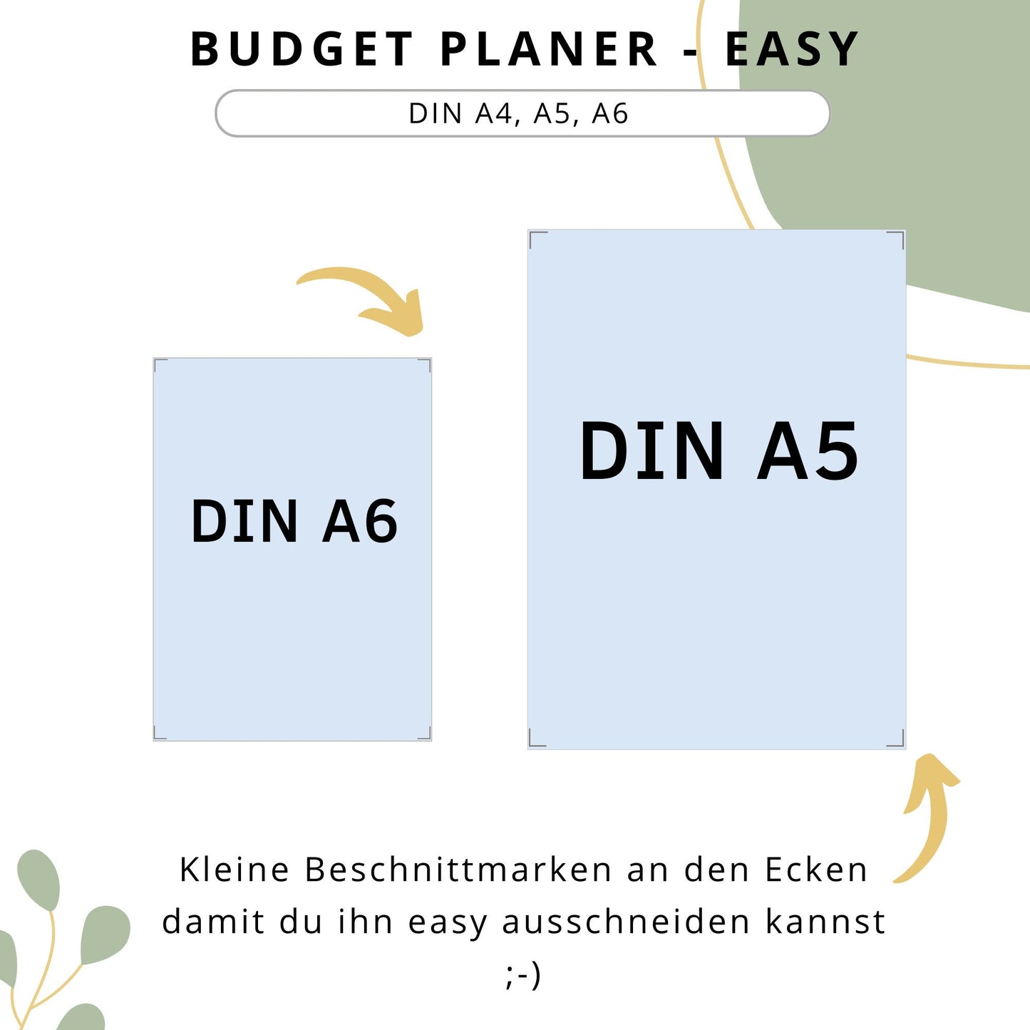 Budget Planer Easy, grün