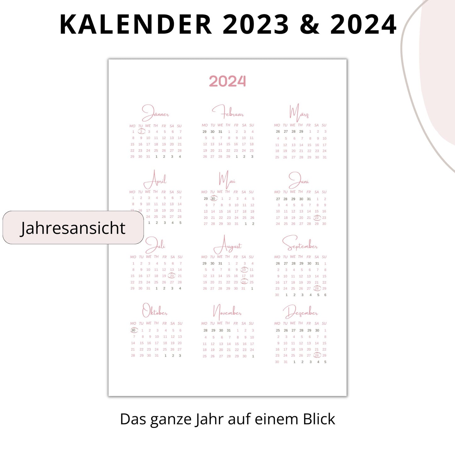 Kalender 2024