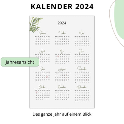 Kalender 2024, Farn