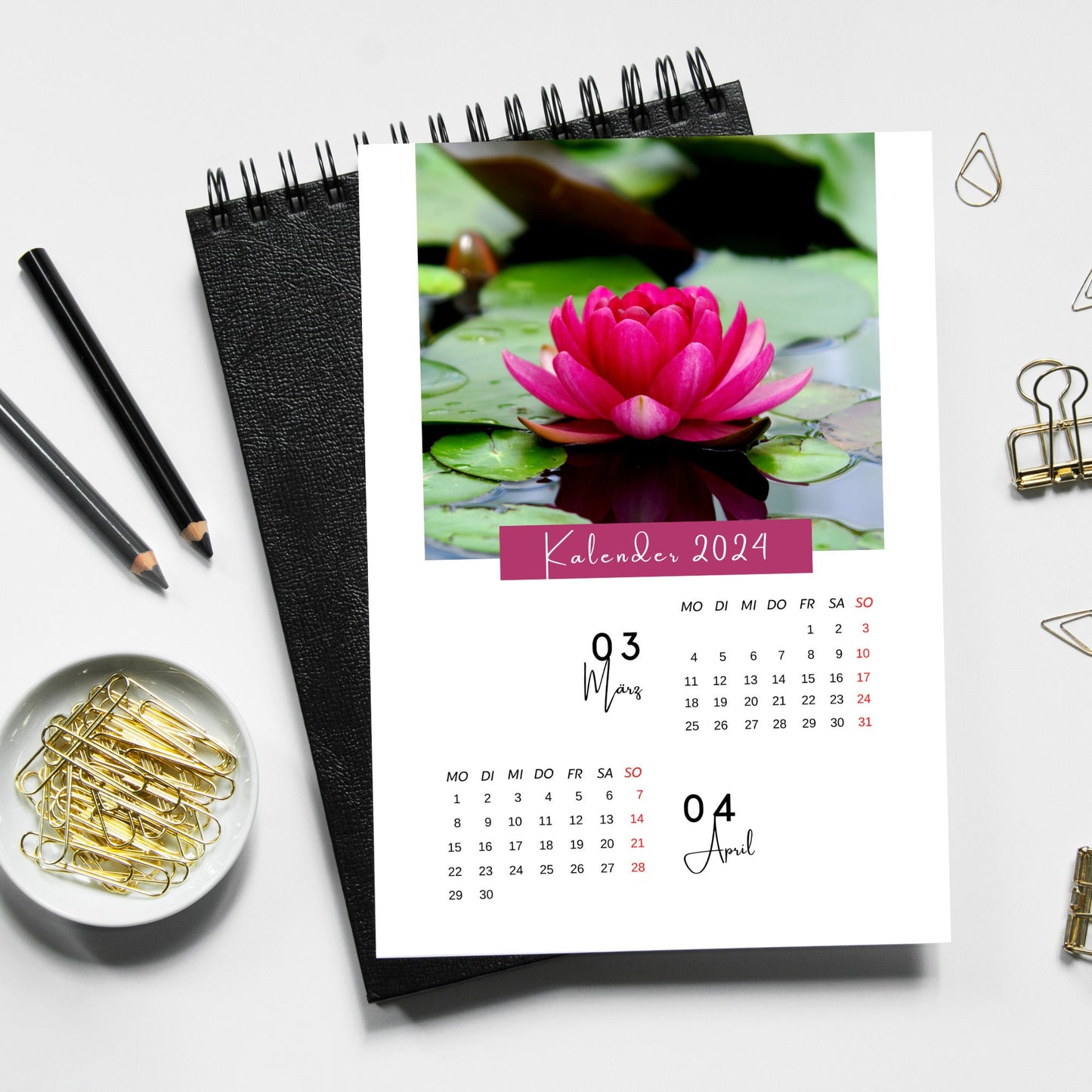 Kalender 2024, Rose