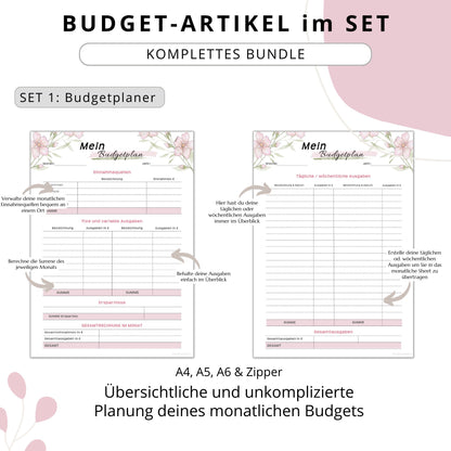 SET - 3er Paket Planer rosa