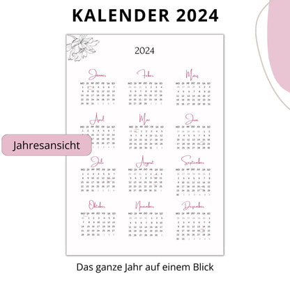 Kalender 2024, Rose