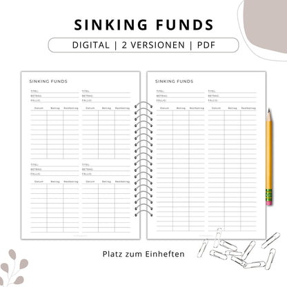 Sinking Funds Tracker