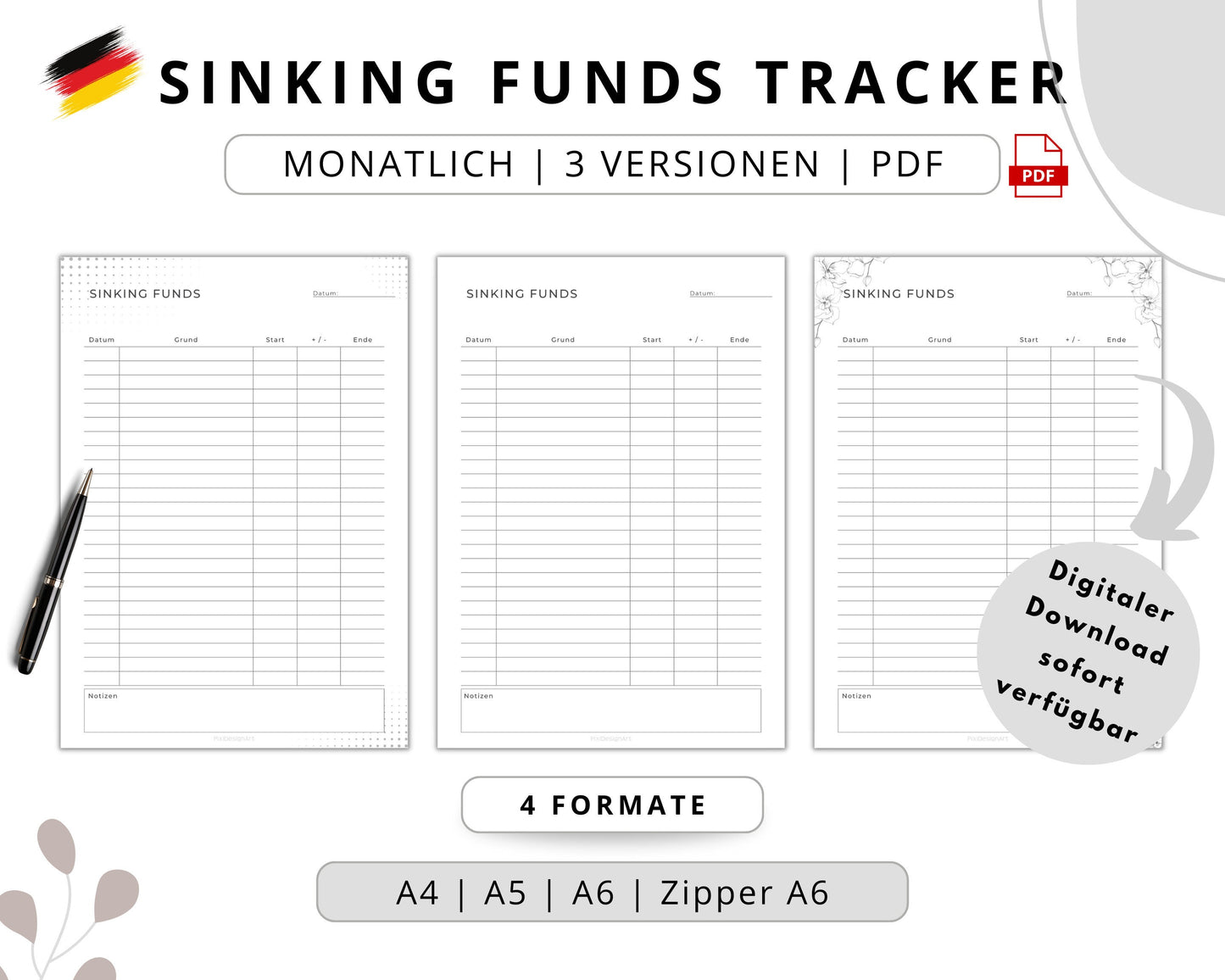 Sinking Funds Tracker II